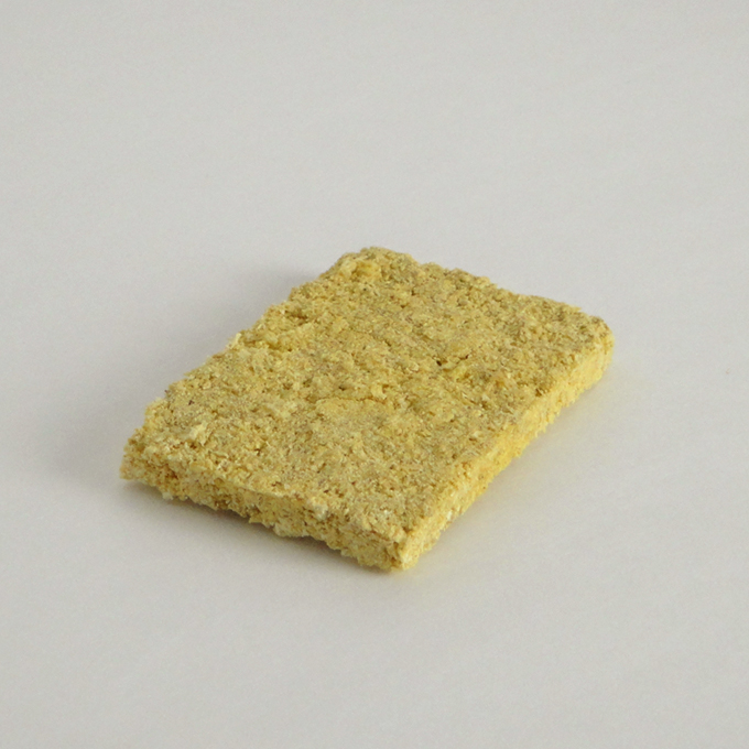 <b>The Romantic</b><br>
Sponge reduced in size by over 60% by removing all empty space<br>
1 x 9 x 6 cm<br>
2011